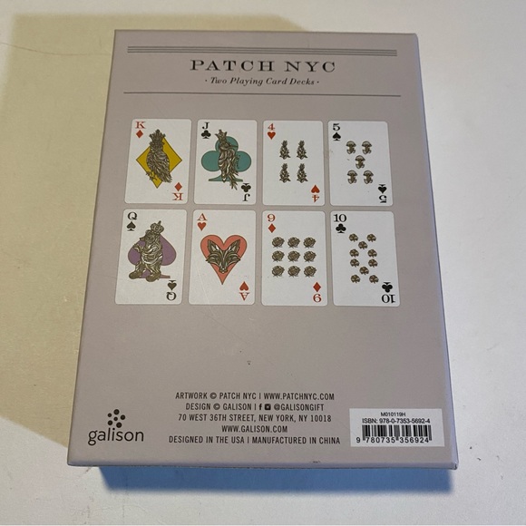 Patch NYC Double deck of playing cards NIP Art themed playing cards - Picture 2 of 7